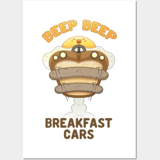 Breakfast Cars! Beep Beep! Posters and Art